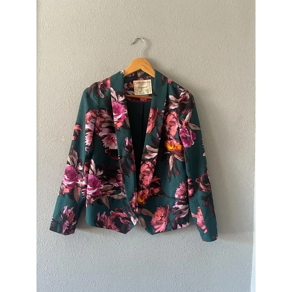 Anthropologie Cartonnier Floral‎ Jacket